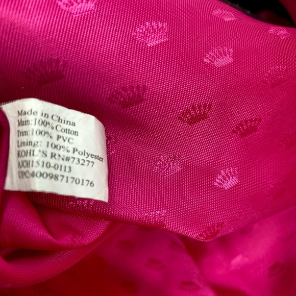 Juicy Couture Palm Tree Black Tote Bag - Picture 11 of 12